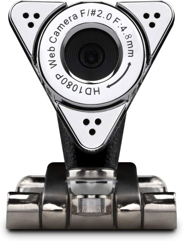 Aluratek HD 1080P Video Webcam for PC, MAC, Desktop & Laptop, Video Call, Conference, USB