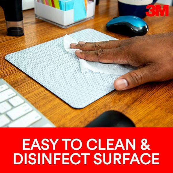 3M Precise Mouse Pad Enhances the Precision of Optical Mice at Fast Speed, 9 in x 8 in (MP114-BSD1) - Image 3