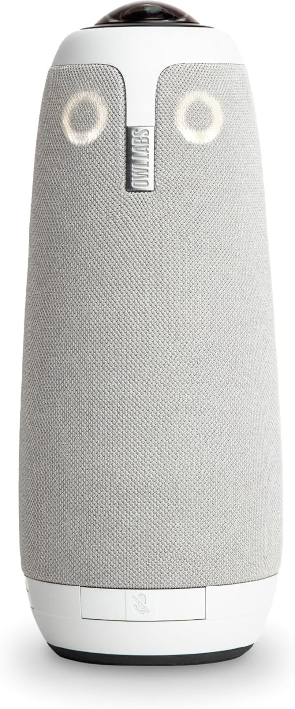 Meeting Owl 3 - 360-Degree, 1080p HD Smart Video Conference Camera, Microphone, and Speaker. Auto-Focus on the Active Speaker. Certified for Microsoft Teams