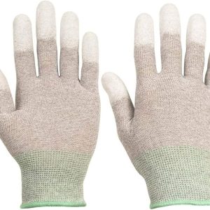 ThxToms ESD Anti Static Gloves, High Resistance Carbon Fiber Computer gloves, Large 1 Pair