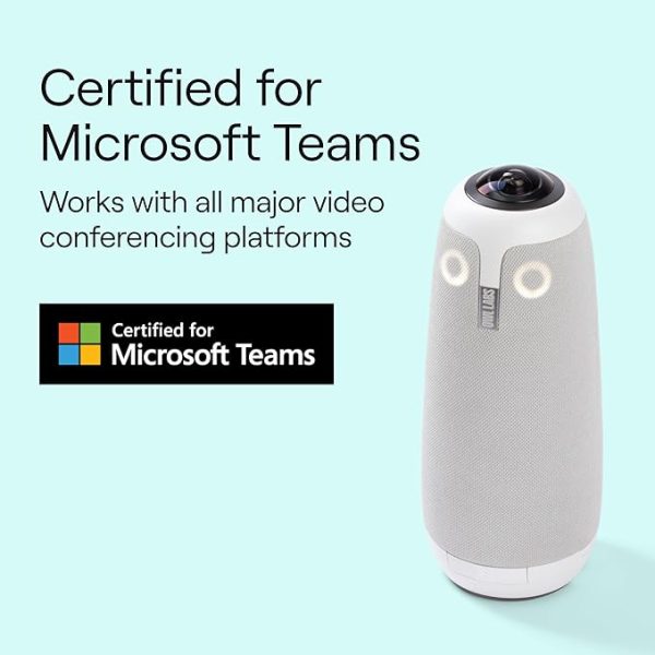 Meeting Owl 3 - 360-Degree, 1080p HD Smart Video Conference Camera, Microphone, and Speaker. Auto-Focus on the Active Speaker. Certified for Microsoft Teams - Image 2