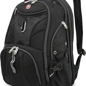 SwissGear 1900 Scansmart TSA 17 Laptop Backpack, Black, 19-Inch